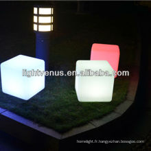 Rechargeable étanche couleur changeant magic Cube Led